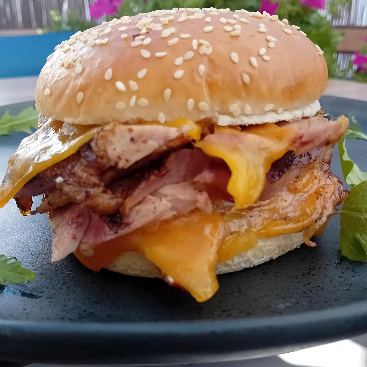 Nº19 Hamburguesa pastrami de pollo «Las Vegas»